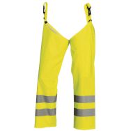 Guêtre de pluie haute visibilité niveau 1 fluorescent