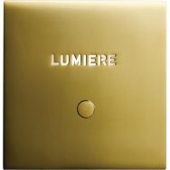 Guichet lumineux lumière ART épure finition or miroir