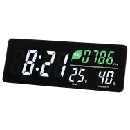 Horloge Led murale à poser avec capteur CO2