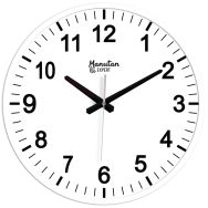 Horloge analogique murale à quartz Ø 40 cm - Manutan Expert