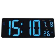 Horloge digitale LCD murale ou à poser diode bleue