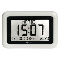 Horloge grand affichage blanc
