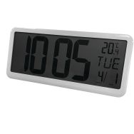 Horloge lcd murale à poser multifonctions à piles-Alba