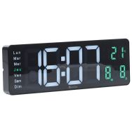 Horloge murale LED rectangulaire - Manutan