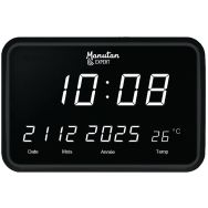 Horloge murale LED rectangulaire grand format - Manutan