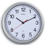 Horloge murale MAULrun radio pilotée 25,2 cm argenté