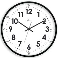 Horloge quartz Silencieuse Oris Ø40 cm noire - Orium