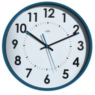 Horloge silencieuse Ø30cm bleu