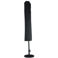 Housse de parasol rectangulaire 3x2 m à 3x4 m avec tuteur - gris