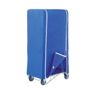 Housse extérieure polyester bleu pour chariot à linge Puma