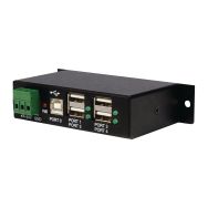 Hub USB industriel robuste 4 ports montable