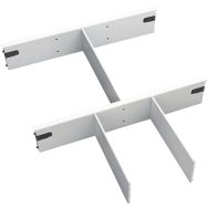 Intercalaire vertical tiroir HT:33 cm Gris clair