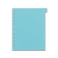 Intercalaires neutres Oxford Color Life A4+ 12 Positions Polypro Translucide Epaisseur 30/100ème Coloris Assortis