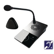 Interphone de guichet vitré avec boucle magnétique intégrée - Opus