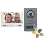 Interphone vidéo couleur 7'' mains libres