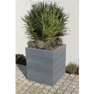 Jardinière Espace carrée plastique recyclée Espace Urbain