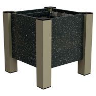Jardinière Floralu carrée Ipra/alu - Urbemob
