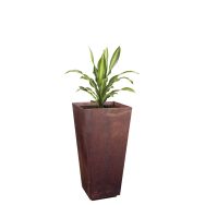 Jardinière Rami Ø 50 cm - acier corten