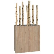 Jardinière bois BOSCO ht 174 cm Bouleau