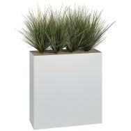 Jardinière métal sur roulettes M1 hauteur 90 cm Graminées