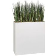 Jardinière métal sur roulettes M1 hauteur 90 cm Herbes