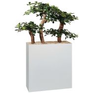Jardinière métal sur roulettes hauteur 90 cm Bonzaï