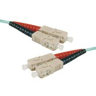 Jarretière optique 50m aqua multi OM3 50/125 SC-UPC/SC-UPC