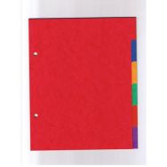 Jeu 6 intercalaires plastique 17 x 22 cm - 20/100e