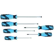 Jeu 6 tournevis fente et Pozidriv manche 3C 2150-2160PZ-06