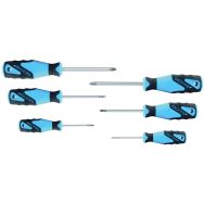 Jeu 6 tournevis fente et Pozidriv manche 3C 2160PHZ-06