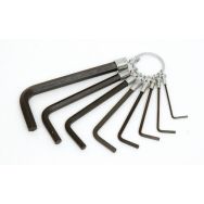 Jeu 8 clés mâles courtes 6 pans 1,5 à 8mm
