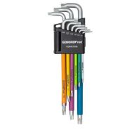 Jeu clés Allen TX longues avec code couleur 9pcs R36401009