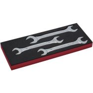 Jeu clés à fourche double module mousse 1/3 Fit&Go 3  pièces