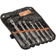 Jeu clés doubles tête articulée 6  pièces/trousse plastique