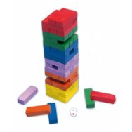 Jeu d'équilibre en bois block à block