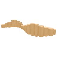 Jeu d'équilibre serpent robinier scellement direct