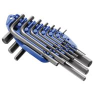 Jeu de 10 clés mâles 6 pans métriques