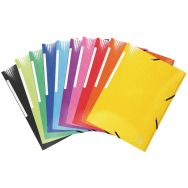 Jeu de 25 Chemises carte 425 g Iderama 10 couleurs assorties