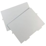 Jeu de 2 intercalaires A5 gris lumière