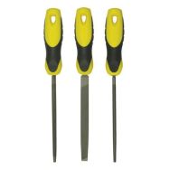 Jeu de 3 limes bâtardes 150mm - Stanley