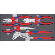 Jeu de 4 pinces ''Basic Chrom'' - 00 20 01 V17 - Knipex