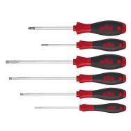 Jeu de 6 tournevis SoftFinish fente et Phillips