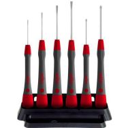 Jeu de 6 tournevis de précision PicoFinish fente, Phillips