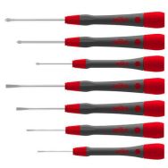 Jeu de 7 tournevis de précision PicoFinish fente, Phillips