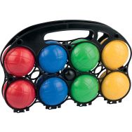 Jeu de 8 boules pétanque pleines plastique