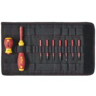 Jeu de 9 pcs slimVario 9 pcs 7 embouts slim F,PH,PZ + Stubby VDE