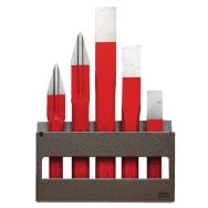 Jeu de burins et bédanes sur support - Poids : 1850 g