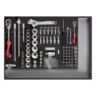 Jeu de clés à douille 1/4 1/2 module CT 84 pcs