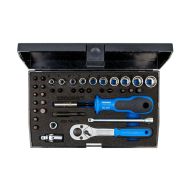 Jeu de clés à douille 1/4'' 39 pièces UD-IN-IS-PH-PZ-TX