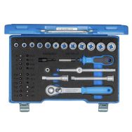 Jeu de clés à douille 3/8'' 40 pcs IN-IS-PH-PZ-TX-XZN